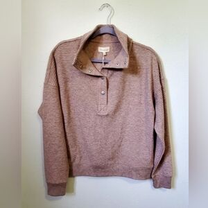 Thread & Supply Cozy Merrick Snap Pullover NWT